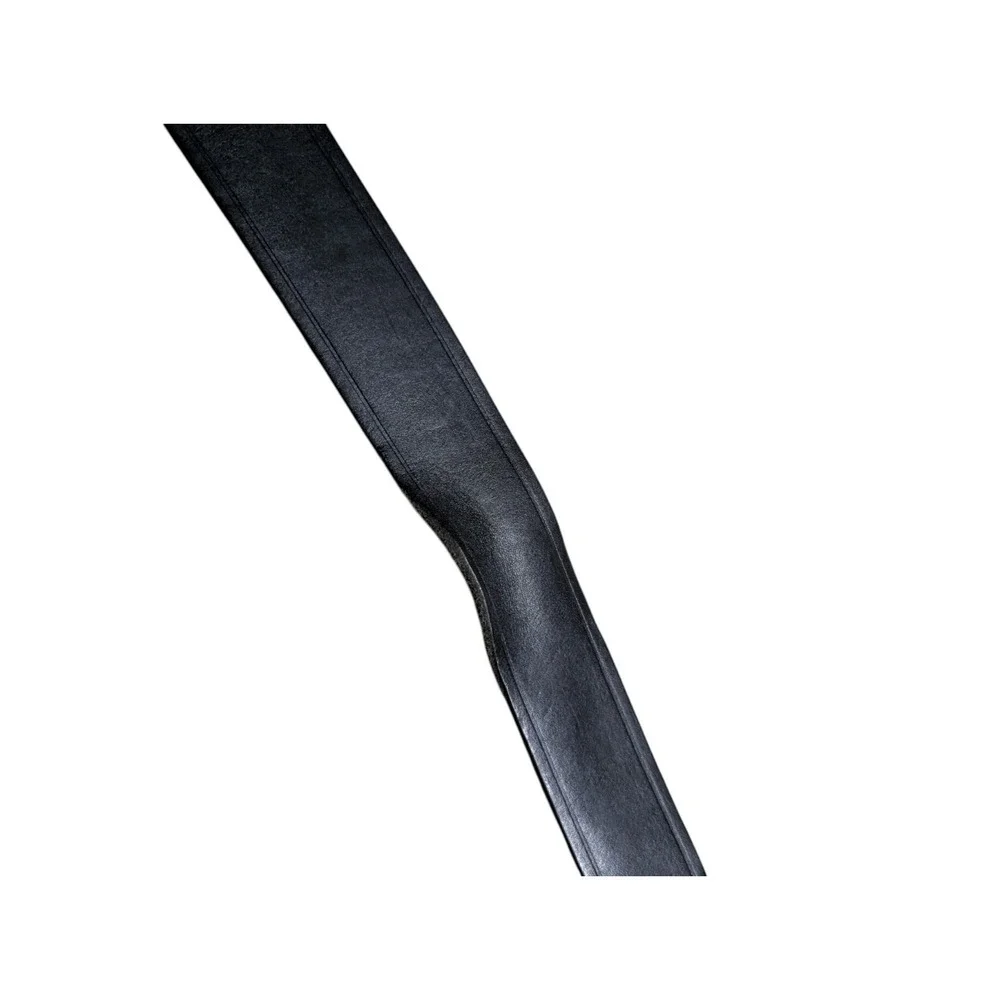 Dango Belt‎ Black Leather EDC Belt Metal Buckle Made in USA Adjustable 27-33